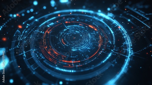 Wallpaper Mural A hand interacting with futuristic financial charts for 2025 on a digital screen. Dark background. Concept of future market forecast and growth trends Torontodigital.ca