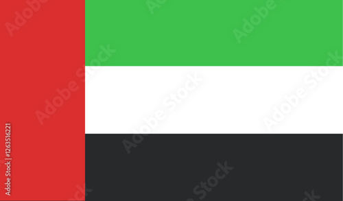 United Arab Emirates Flag