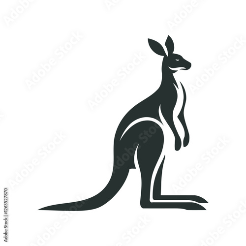 kangaroo vector illustration