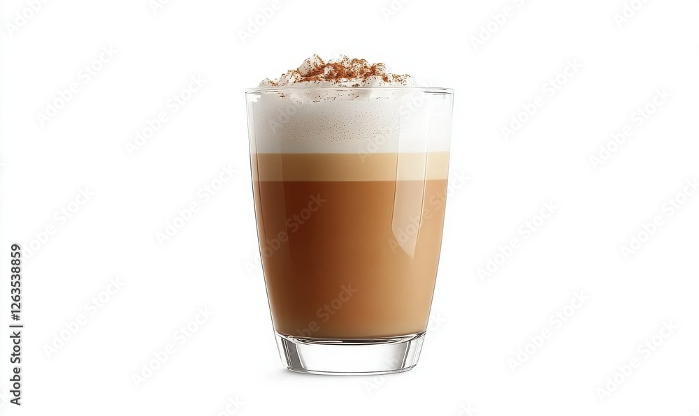Cup of coffee latte isolated on white backgroud with clipping path Cup of coffee latte isolated on white backgroud with clipping path