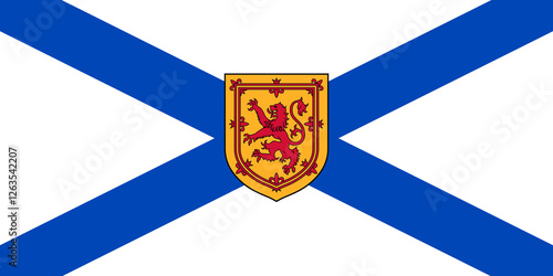 Nova Scotia Canada flag background illustration
