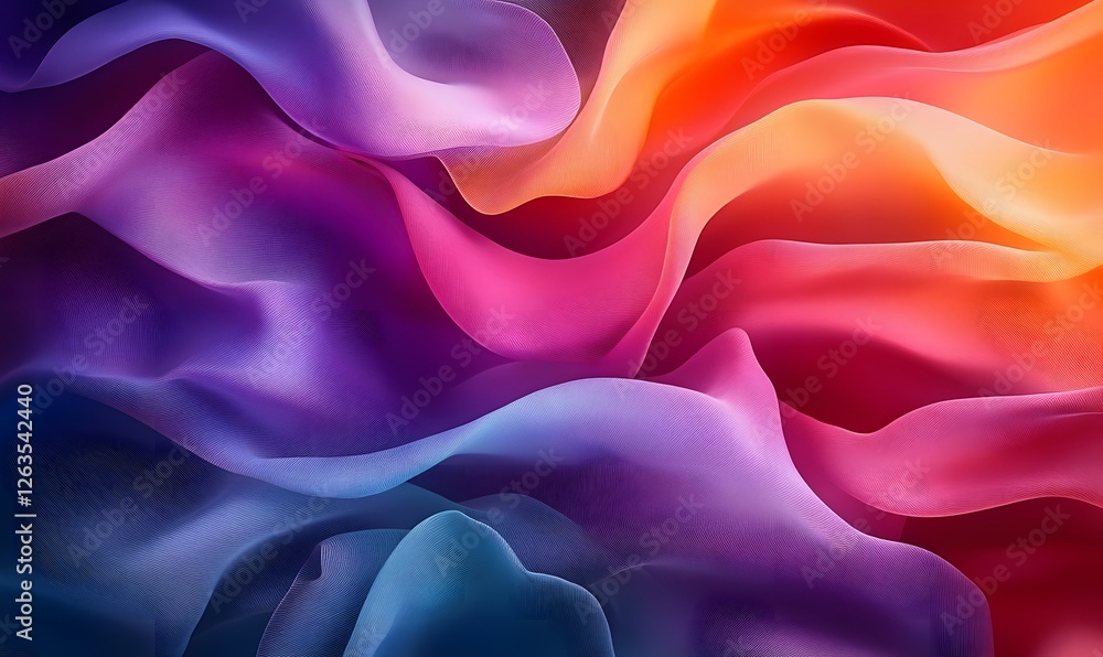 Obraz premium Abstract fluid colorful gradient background with wave patterns and smooth dynamic flow