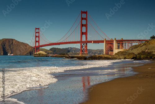Canvas Print Baker Beach in the Afternoon