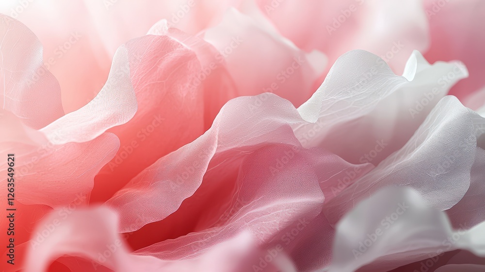 Delicate Silk Fabric in Shades of Pink and White with Translucent Texture (Delicate Patterns, Nature, Artistic Photo) Delicate Silk Fabric in Shades of Pink and White with Translucent Texture (Delicate Patterns, Nature, Artistic Photo)