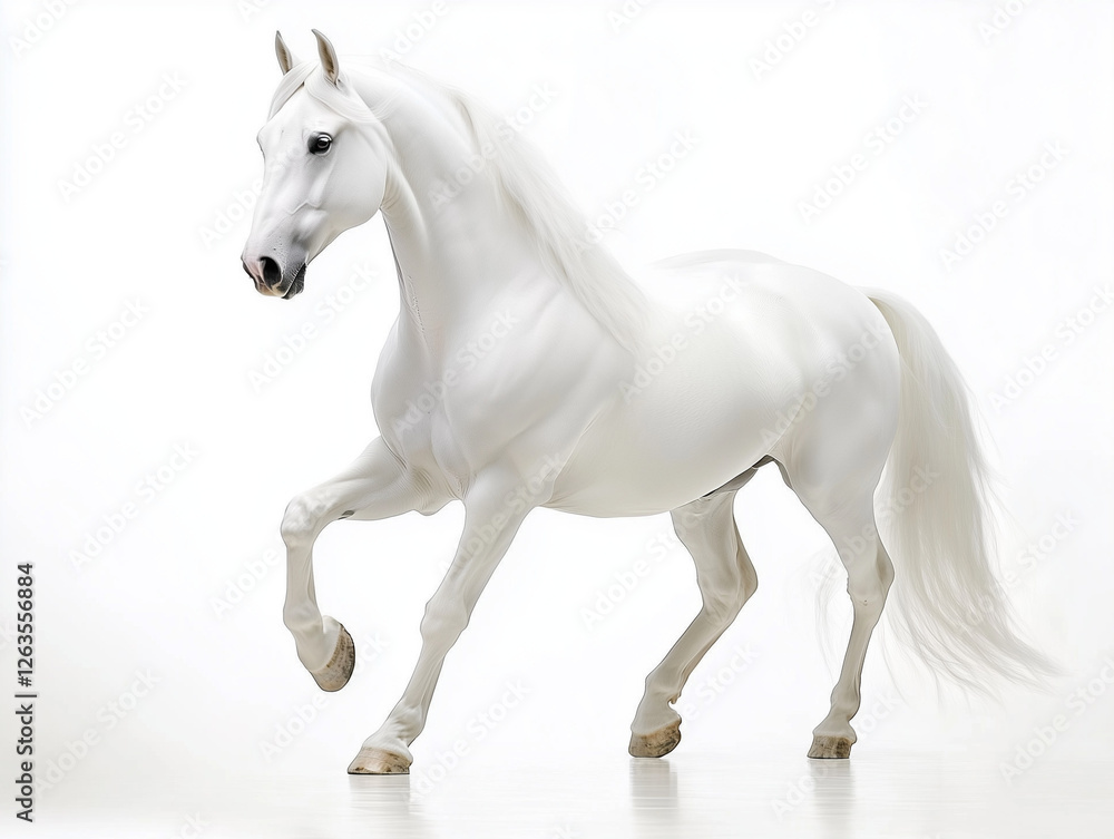 white arabian horse white arabian horse