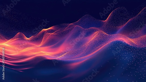 Abstract Neon Speed Motion Fire Flare Trace