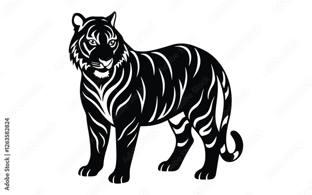 tiger vector illustration tiger vector illustration
