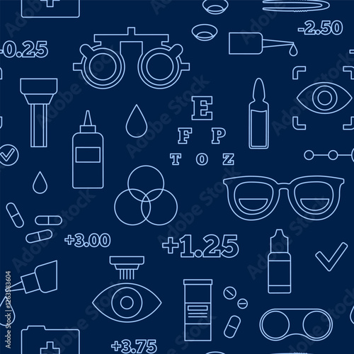 Eyesight examination pattern