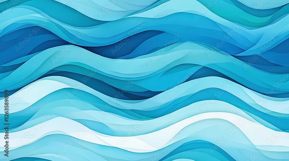 A blue and white wavy background with white stripes on either side, one at the top and another on the bottom The left side of the image features a prominent white stri A blue and white wavy background with white stripes on either side, one at the top and another on the bottom The left side of the image features a prominent white stri
