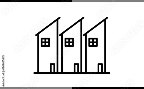 建売住宅をイメージしたアイコン