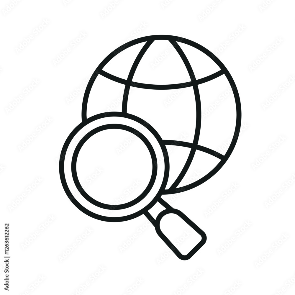 Web search icon collection .design style with background Web search icon collection .design style with background