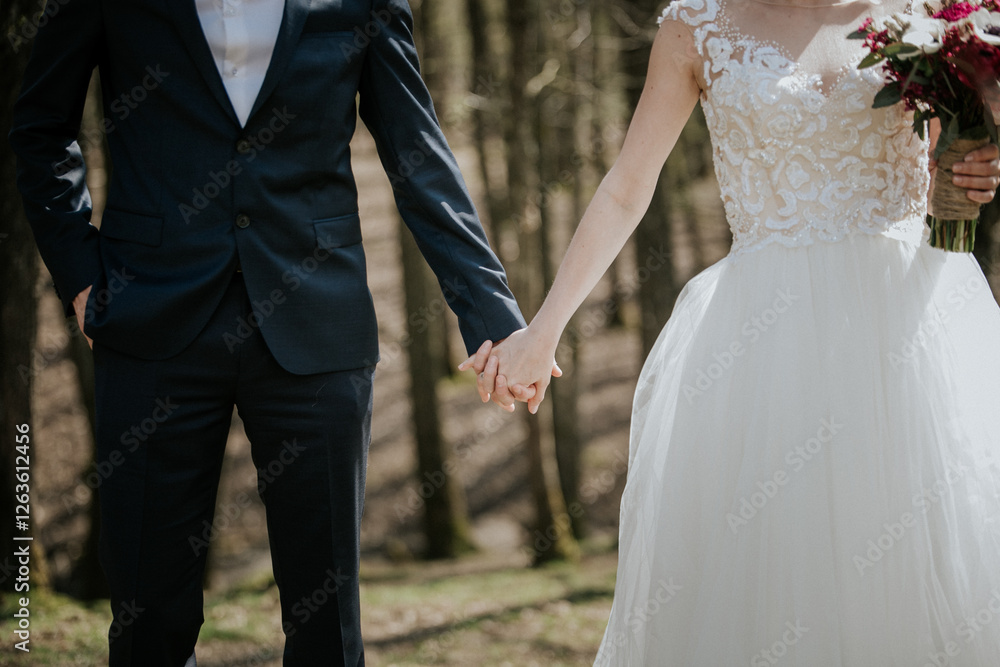 Romantic Wedding Moment – Hands, Details, and Emotions Romantic Wedding Moment – Hands, Details, and Emotions