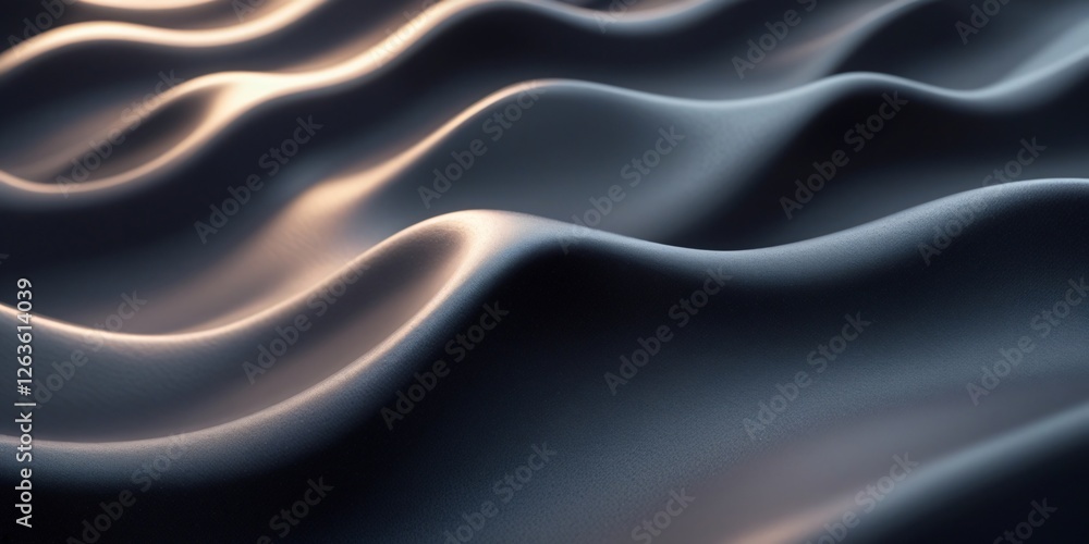 Obraz premium 3D Wavy Fabric: Abstract Texture and Modern Design