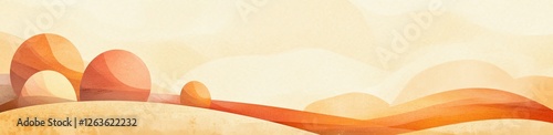 Easter vector art in Dusty Orange and Mocha colors
