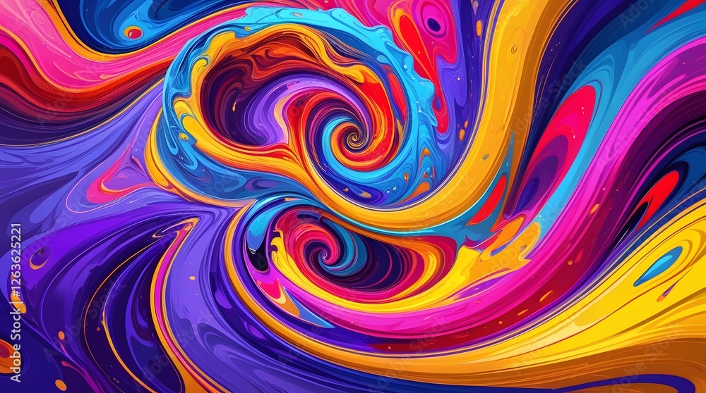 Psychedelic Fusion: A Burst of Expressive Colors
Psychedelic Fusion: A Burst of Expressive Colors