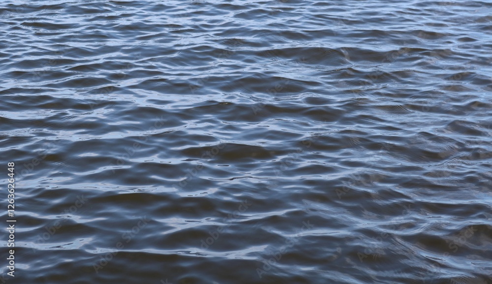 Blue water background texture with soft waves on Florida river Blue water background texture with soft waves on Florida river