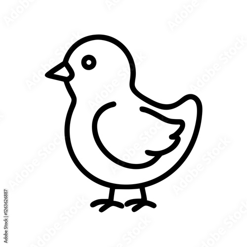 Cute chick peep stands out on a bright background during Easter celebrations, symbolizing new beginnings and joy