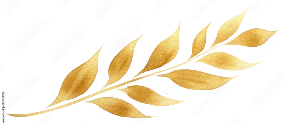 PNG Plant pattern gold leaf. PNG Plant pattern gold leaf.