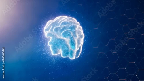 Digital Brain Concept
