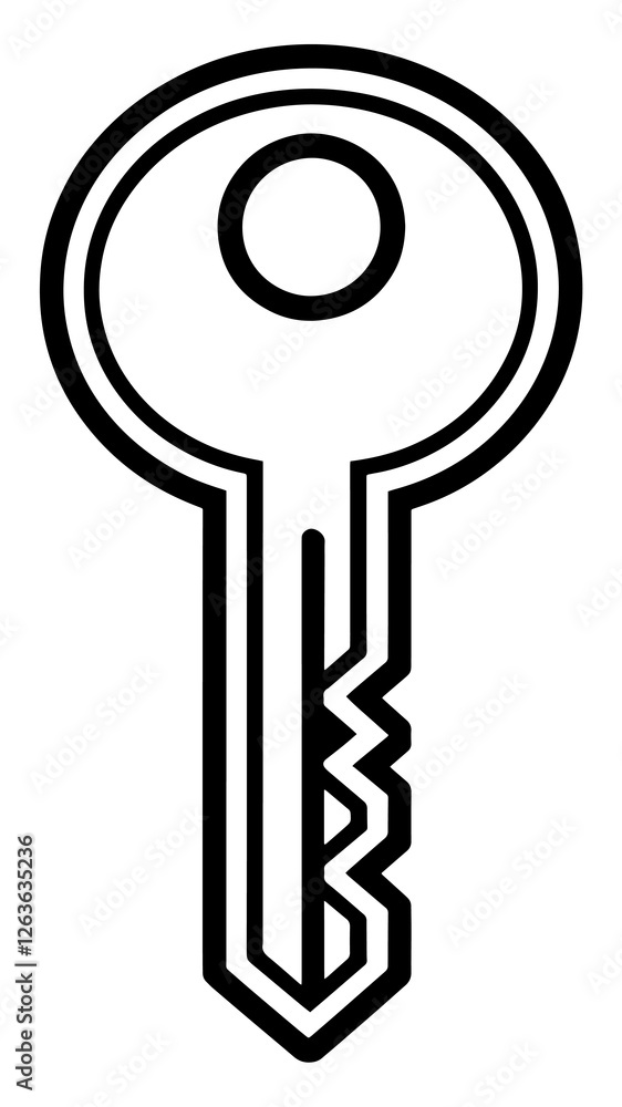 PNG Simple house key icon illustration isolated vector. PNG Simple house key icon illustration isolated vector.