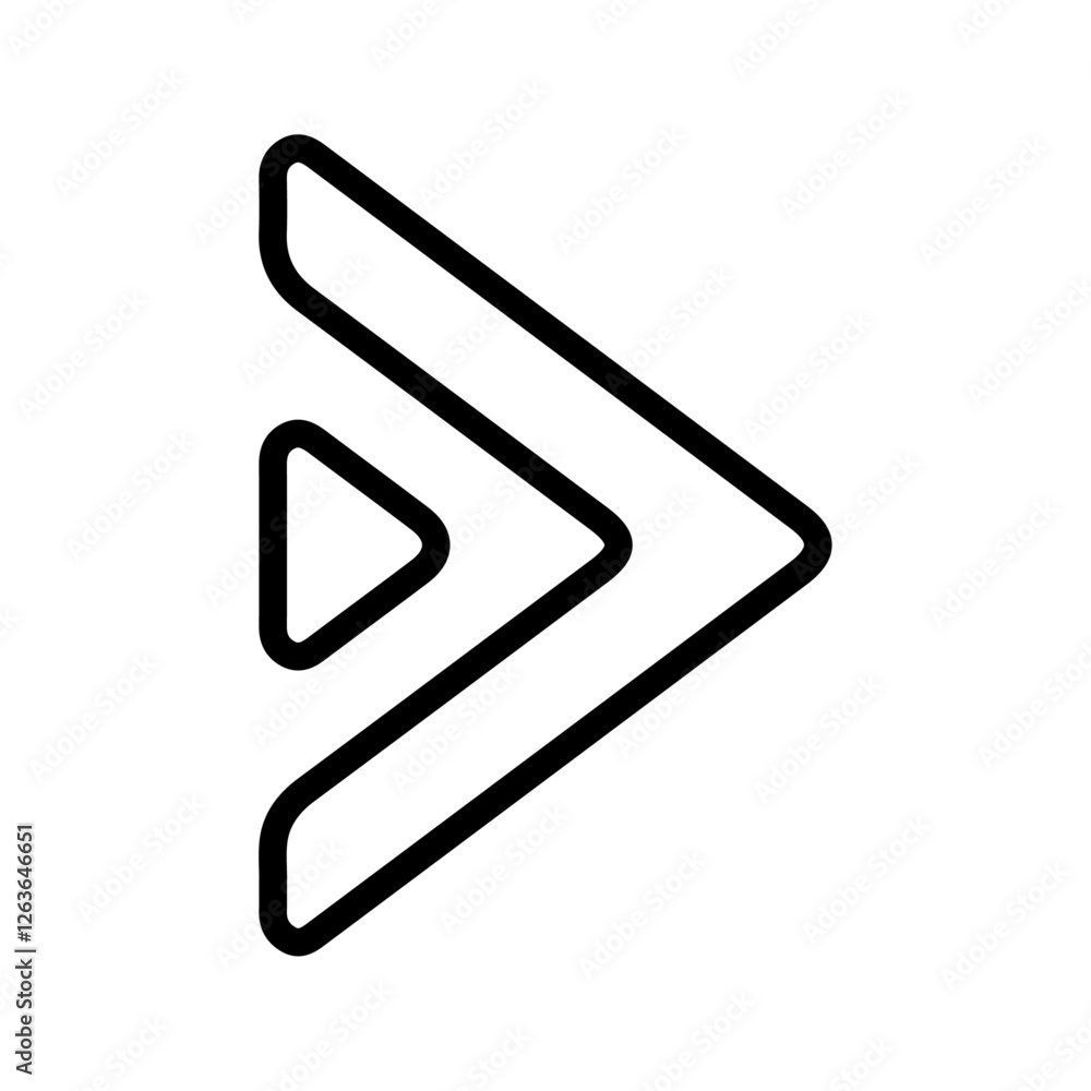 arrow right iconVector illustration in black arrow right iconVector illustration in black