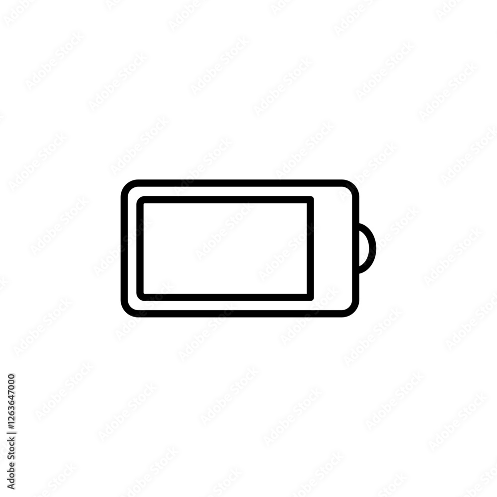battery icon Vector illustration in black battery icon Vector illustration in black