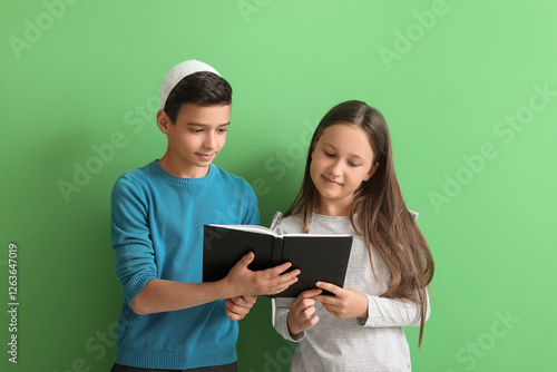 Little Muslim children with...