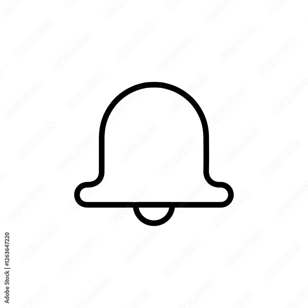 bell icon Vector illustration in black bell icon Vector illustration in black