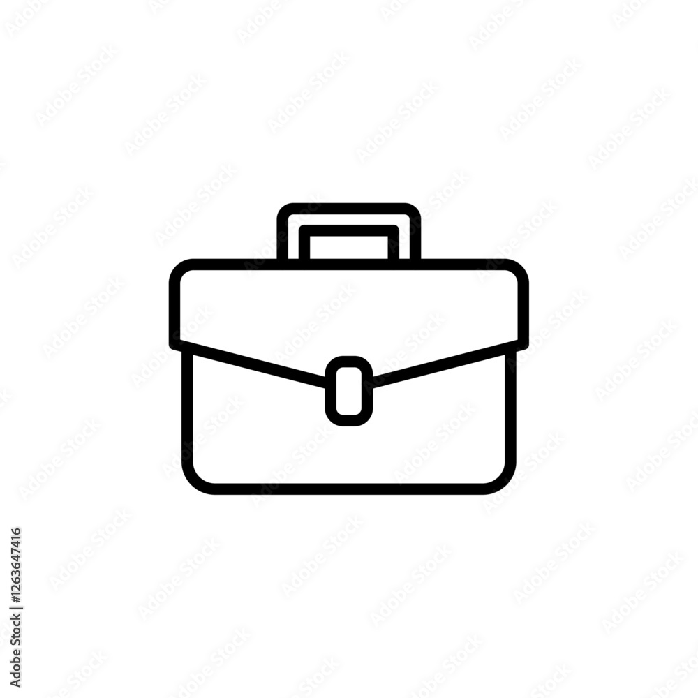 briefcase icon Vector illustration in black briefcase icon Vector illustration in black