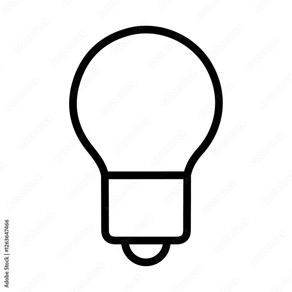 bulb icon Vector illustration in black bulb icon Vector illustration in black