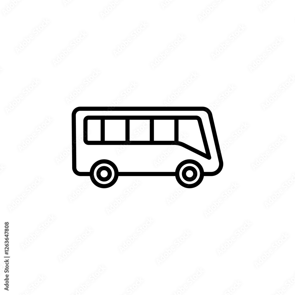 bus icon Vector illustration in black bus icon Vector illustration in black