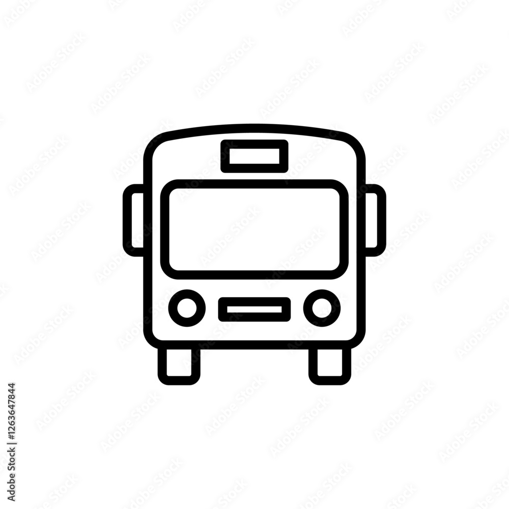 bus icon Vector illustration in black bus icon Vector illustration in black