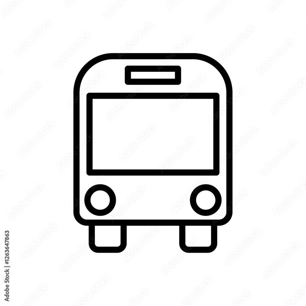 bus icon Vector illustration in black bus icon Vector illustration in black