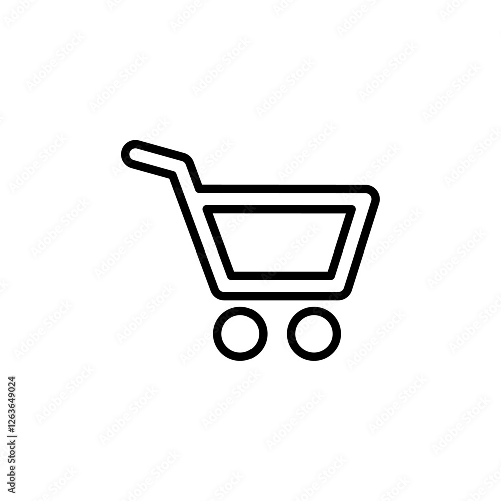 cart icon Vector illustration in black cart icon Vector illustration in black