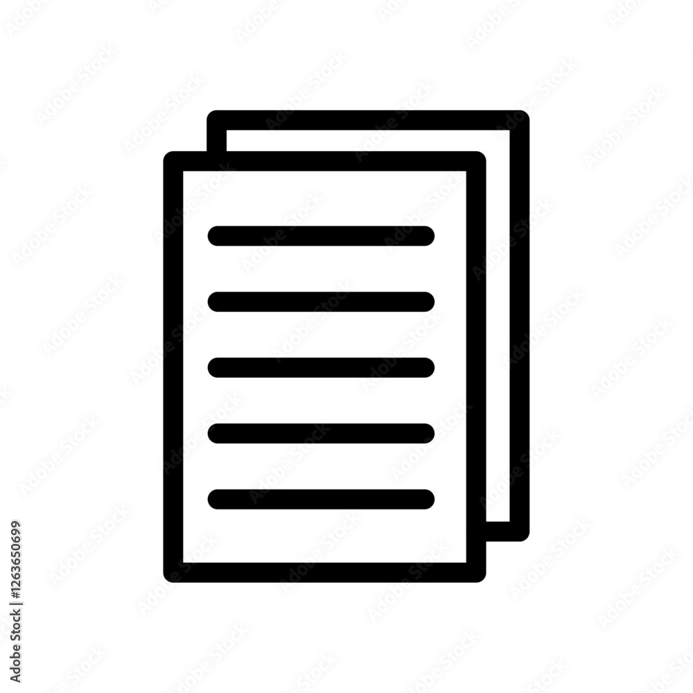documents iconVector illustration in black documents iconVector illustration in black