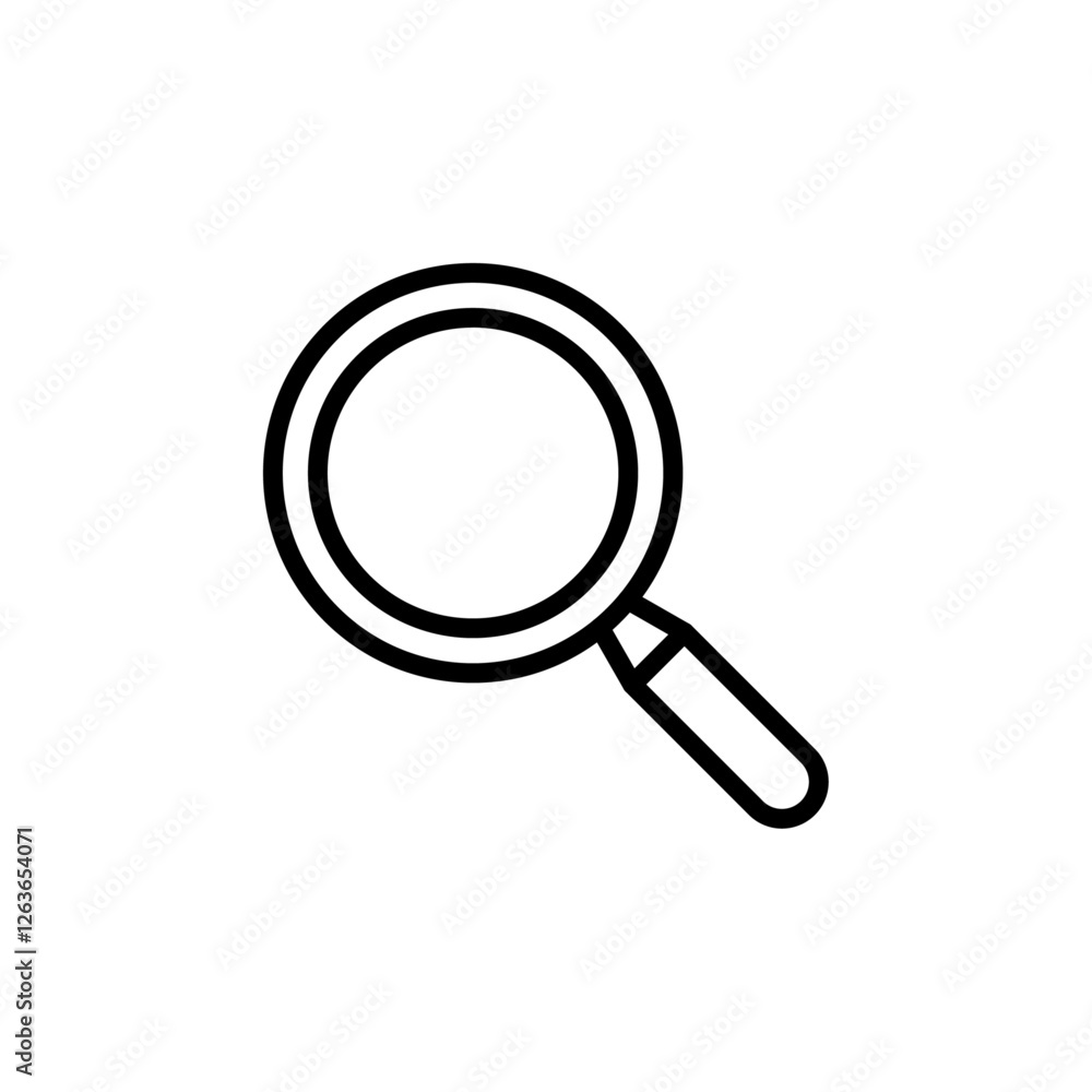 magnify iconVector illustration in black magnify iconVector illustration in black
