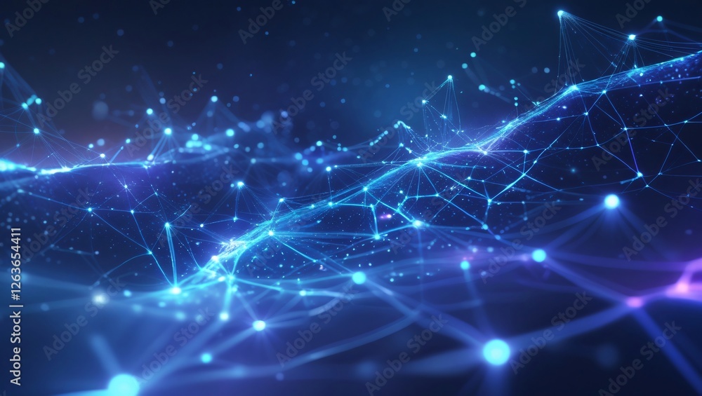 Obraz premium Neural Network: Artificial Intelligence and Deep Learning Concept