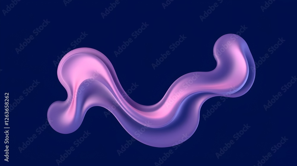 The image features a series of abstract, fluid shapes that resemble flowing liquid or fabric The image features a series of abstract, fluid shapes that resemble flowing liquid or fabric
