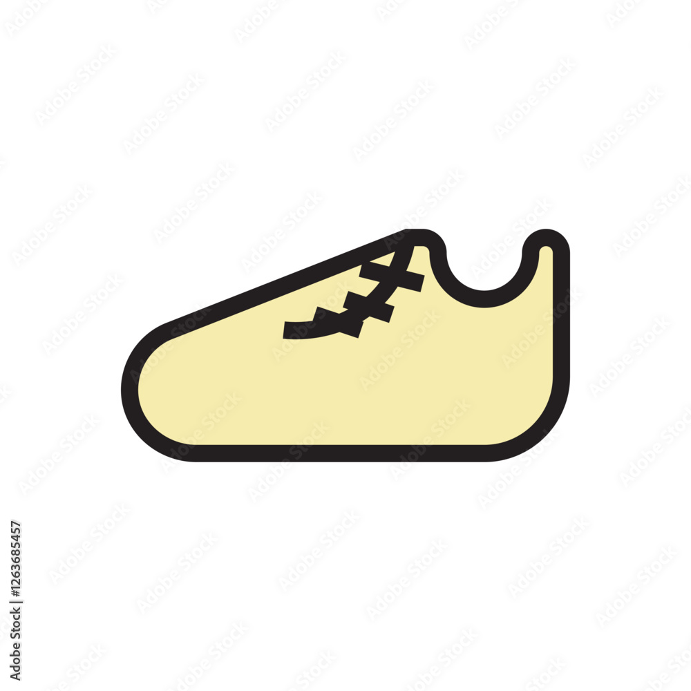 Chinese shoes icon design illustration. Chinese shoes icon design illustration.