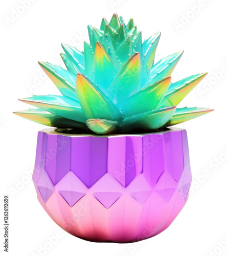 PNG Cactus pot plant vase photo