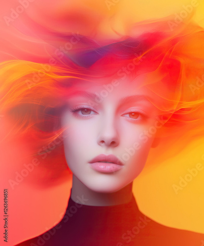 Wallpaper Mural female portrait Torontodigital.ca