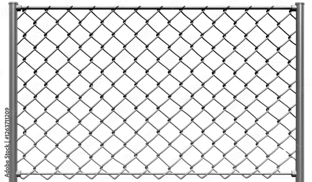 Seamless Chain Link Fence on Transparent Background for Security and Industrial Concepts Seamless Chain Link Fence on Transparent Background for Security and Industrial Concepts