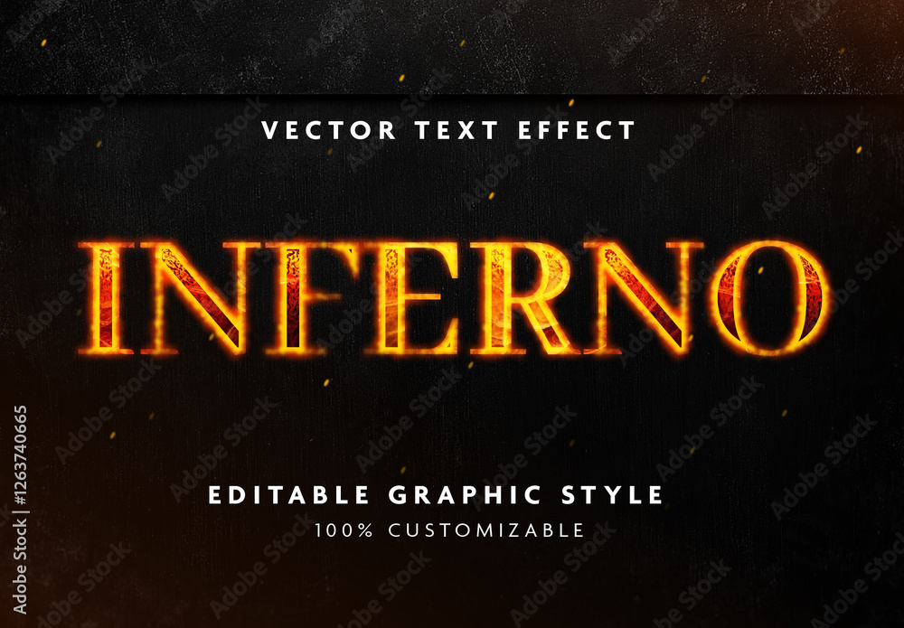 Orange And Black Fire Font Burning Flaming Text Effect Stock Template ...