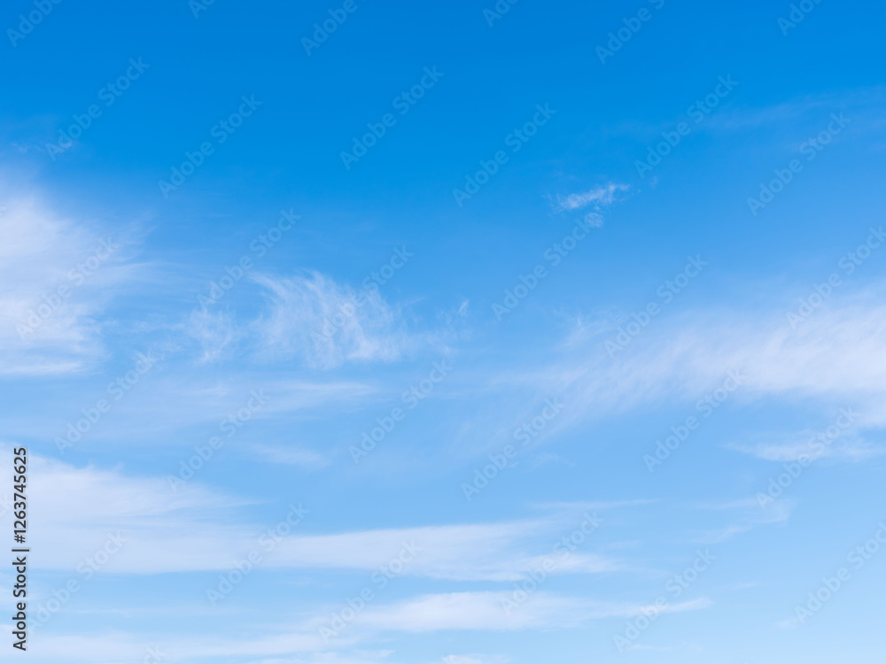 冬の青空と雲53 冬の青空と雲53