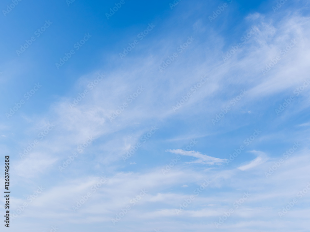 Fototapeta premium 冬の青空と雲57