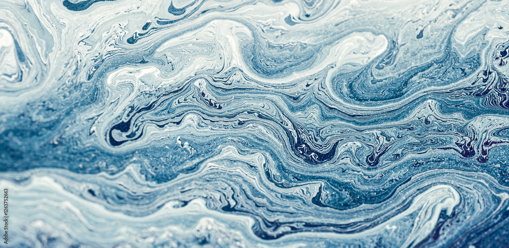 Close-up Of Soap Bubble - Abstract Ocean Wave Art Background Close-up Of Soap Bubble - Abstract Ocean Wave Art Background