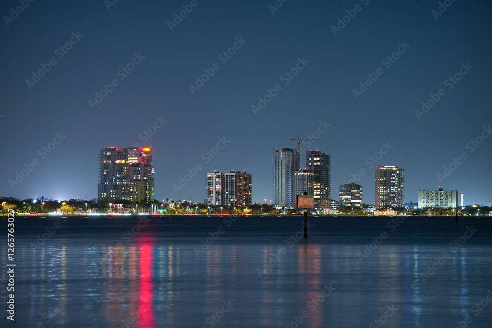 Tampa, Florida USA - Feb 12, 2025: Tampa bay moon rise landscape
Tampa, Florida USA - Feb 12, 2025: Tampa bay moon rise landscape