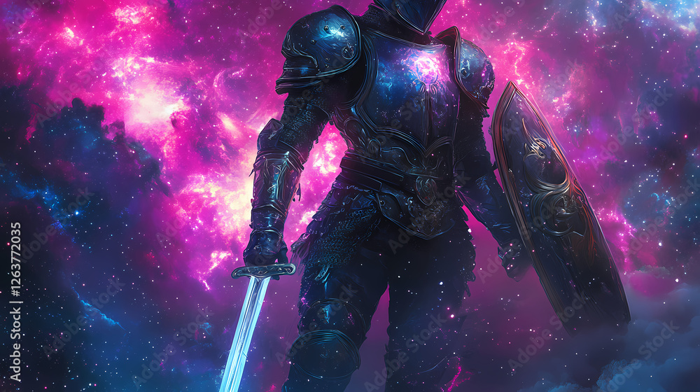 Fototapeta premium armor god salvation helmet