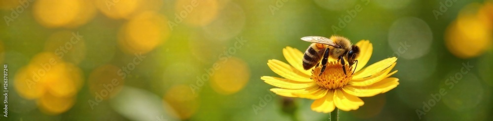 A family of bees in the summer garden , flowers, summer, garden A family of bees in the summer garden , flowers, summer, garden