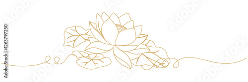 line art lotus illustration background with a vesak day